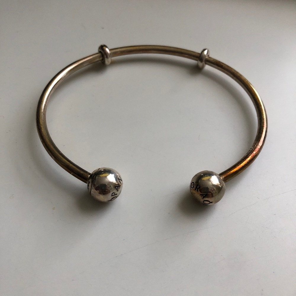 Pandora Open Bangle Bracelet Sterling Silver
